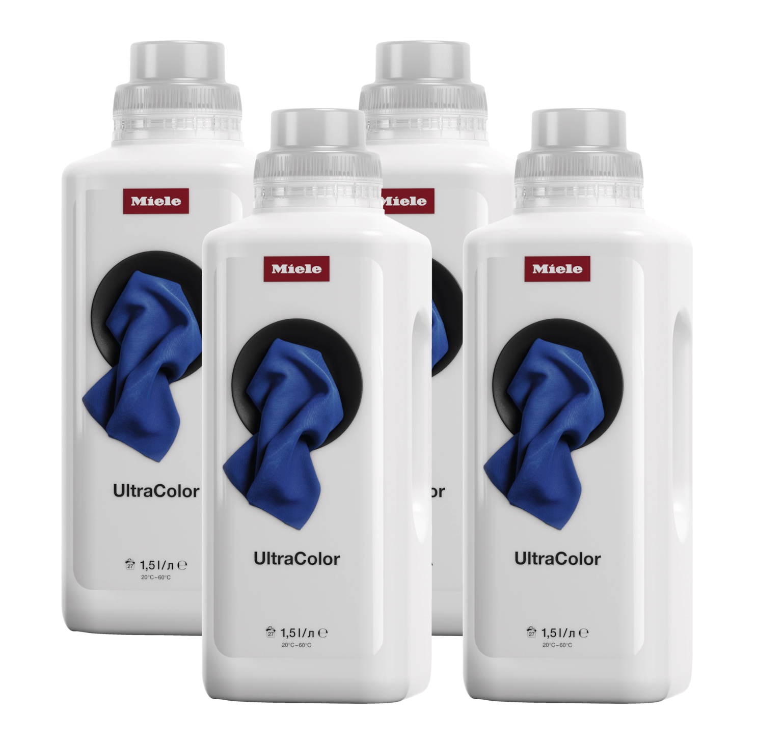 Набор для стирки цветного белья UltraColor Aqua WA UC 1501 L 1,5лх4 шт. Miele купить в Сочи | Всегда в наличии! | Артикул 12647690 | Официальный сайт