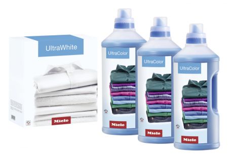 Набор моющих средств для стиральных машин 3хUltraColor + 1хUltraWhite Miele купить в Сочи | Всегда в наличии! | Артикул 11347740 | Официальный сайт