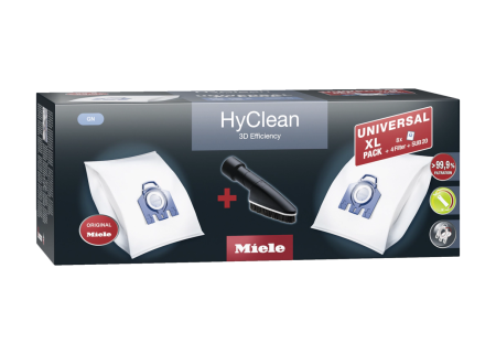 Комплект мешков-пылесборников Universal XL pack HyClean 3D GN Miele купить в Сочи | Всегда в наличии! | Артикул 11476550 | Официальный сайт